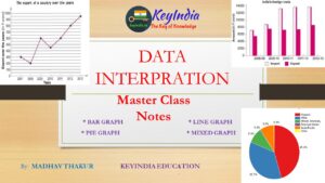 Read more about the article Data Interpretation Master Class Note of BAR GRAPH, LINE GRAPH, PIE CHART